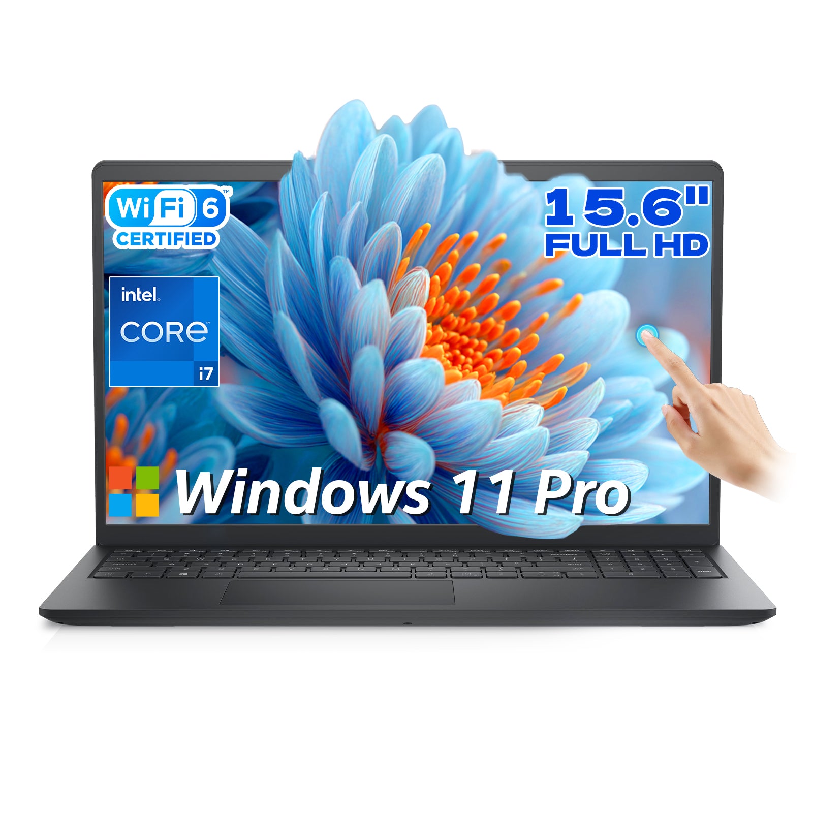 Dell 15 Touchscreen Laptop for Business & Home, Intel 13th Core i7