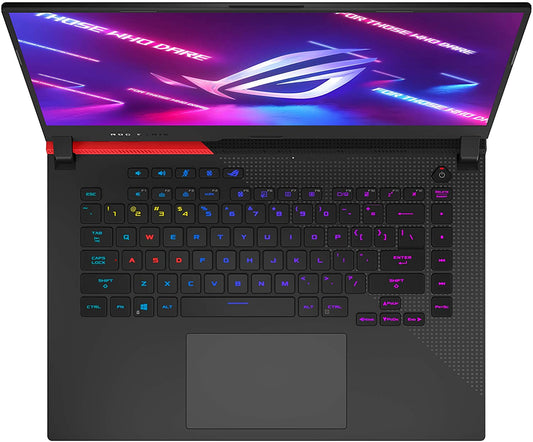 ASUS ROG Strix G15 (2021) Gaming Laptop, 15.6” 300Hz IPS Type FHD Display, NVIDIA GeForce RTX 3070, AMD Ryzen R9-5900HX, 32GB DDR4, 1TB PCIe SSD, Per-Key RGB Keyboard, Windows 10, G513QR-AS98