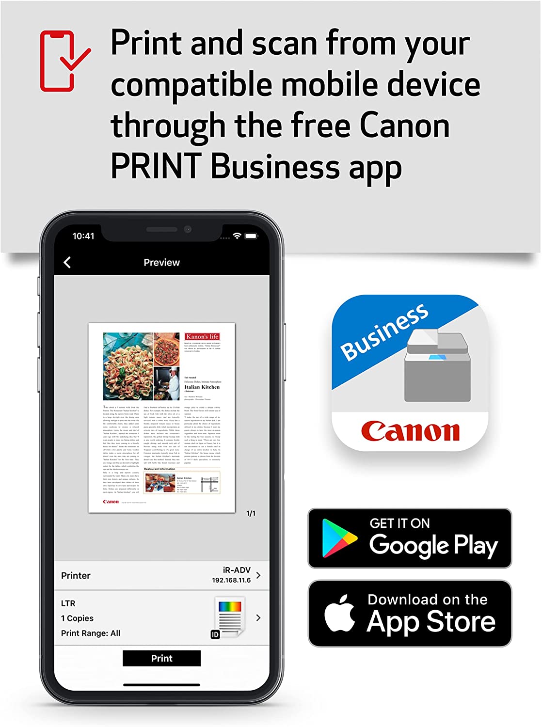 Canon Color imageCLASS MF741Cdw - Multifunction, Wireless, Mobile-Ready, Duplex Laser Printer with 3 Year Warranty