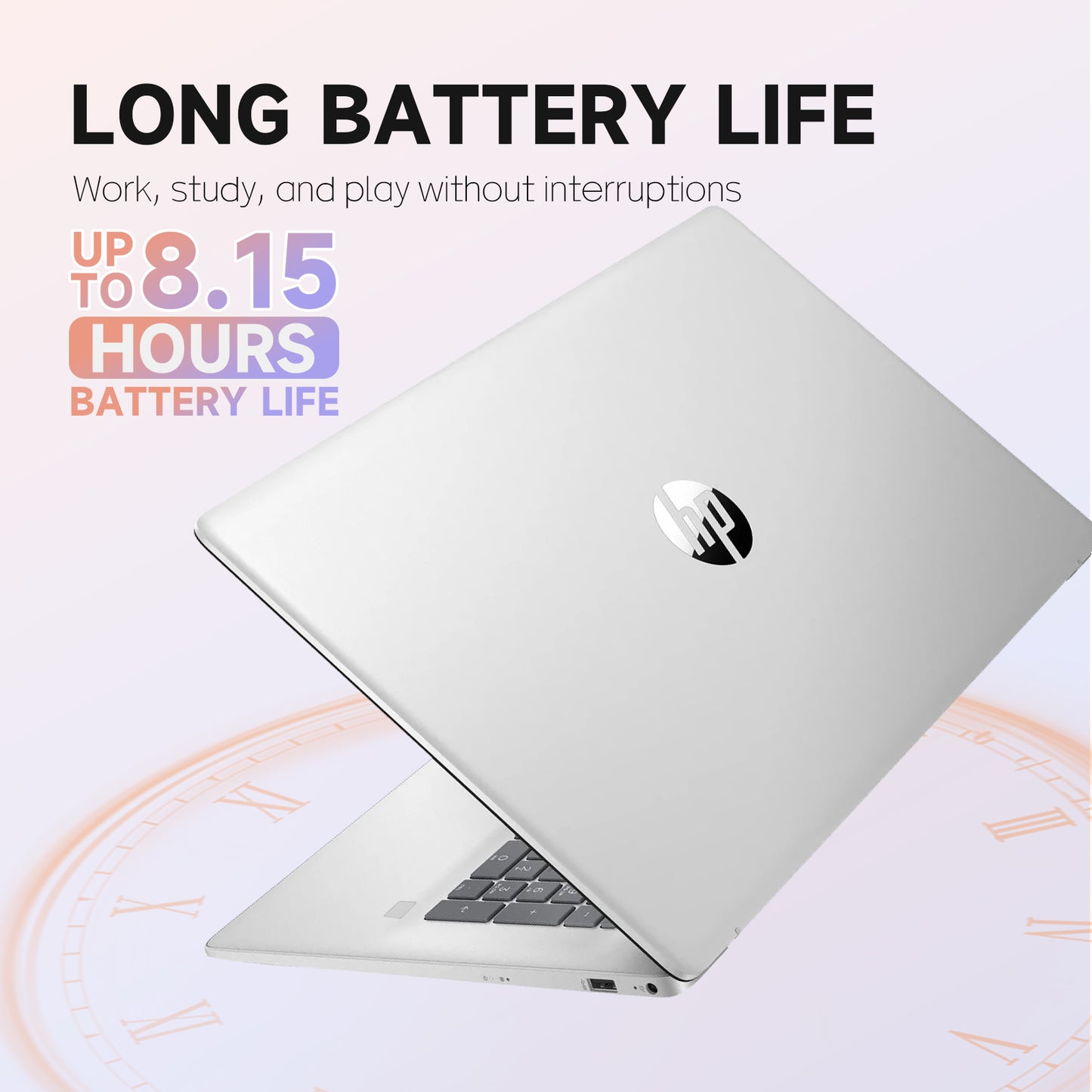 HP 17 Laptop Computer for Business, Intel i5-1334U(Up to 4.6 GHz), 17.3" HD+ Display, 32GB RAM, 1TB SSD Backlit KB, Fingerprint Reader, Lifetime Win 11 Pro & Copilot AI, with G255 Pro Accessory Box