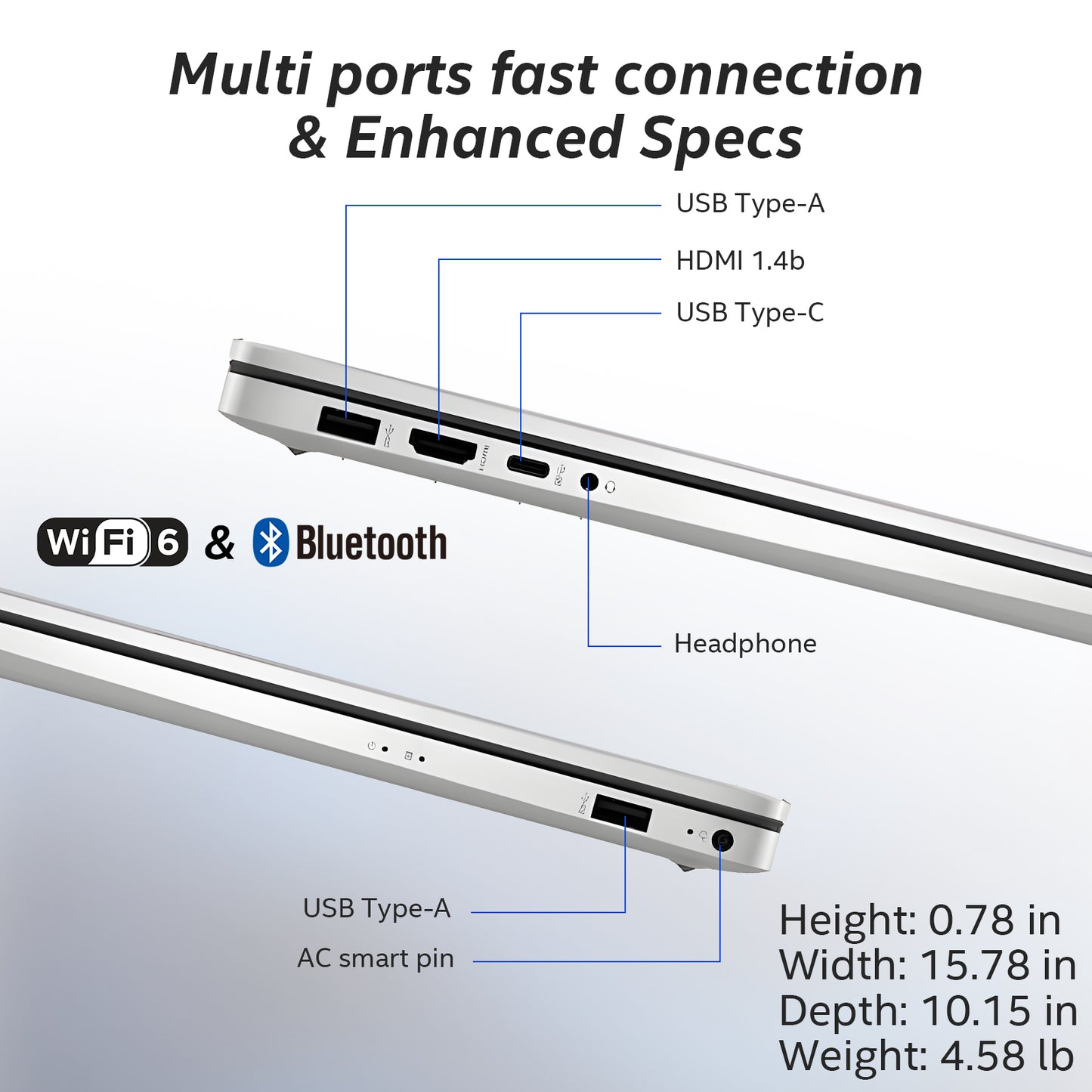HP 17 inch laptops, AMD Ryzen 5 7430U(Beats i7-1165G7), 32GB RAM 1TB NVMe SSD Windows 11 Pro, 17.3" FHD IPS, Copilot AI, Numeric Keyboard, Type-c, Patented KB Kit