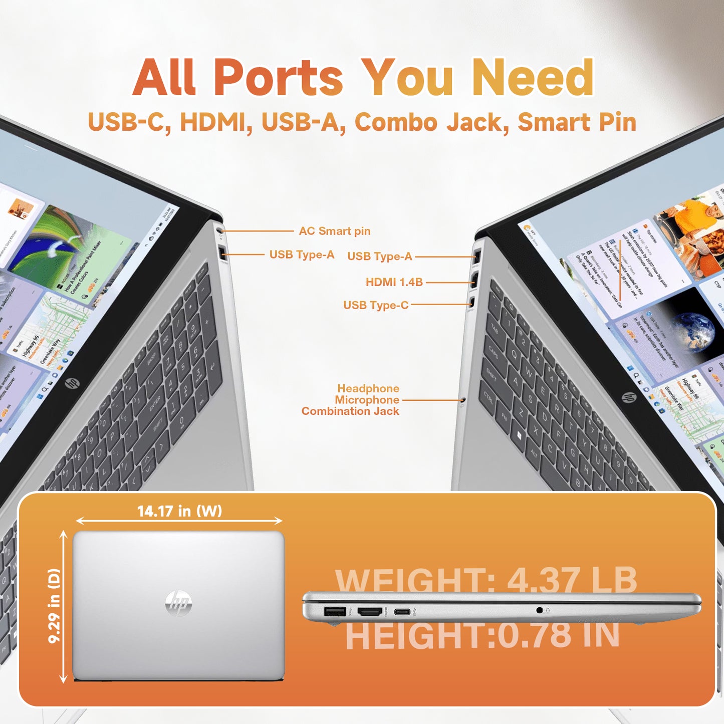 HP Laptops Touchscreen 2026, Intel i3-1315U(Up to 4.5GHz), 32GB RAM+1TB SSD, Win 11 Pro, Wi-Fi 6, AI Copilot, 15.6 Inch Anti-Glare Display for Business & School,Patented KB Kit